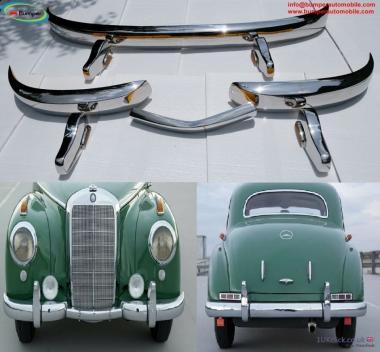  Bumpers Mercedes W186 300 Adenauer stainless steel polished