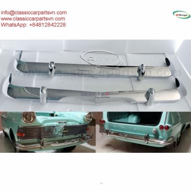 Opel Rekord P2 bumper ( 1960-1963) by stainless steel new 