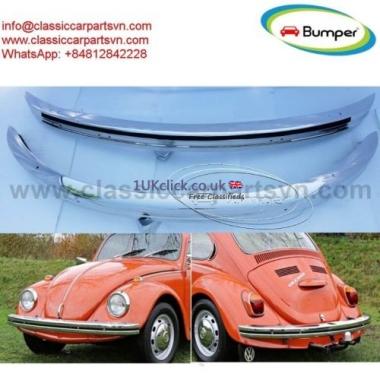 VW Beetle year (1968-1974) bumpers by stainless steel new 